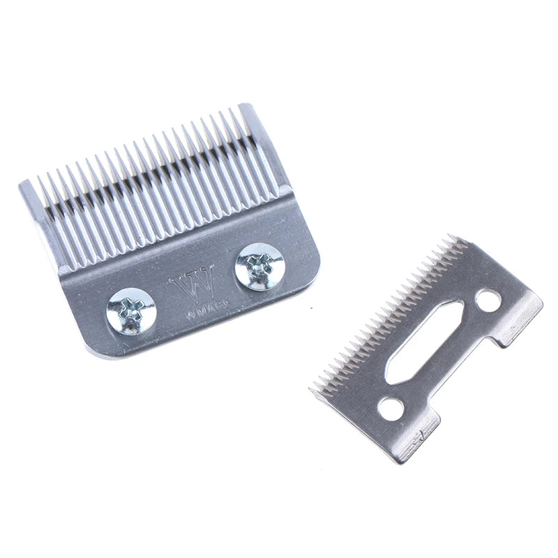 Hair Clipper Replacement Blades – Movable & Static Steel Set Clipper Blade Set Axl