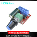 Mini PWM DC Motor Speed Controller 5V–35V 5A 90W Adjustable Motor Speed Controller Axl Default Title