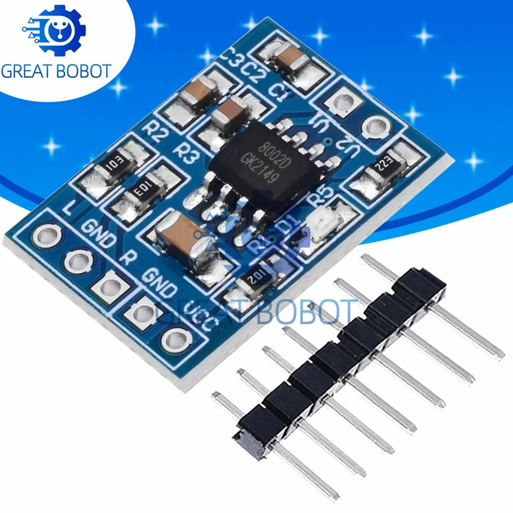 HXJ8002 3W Mono BTL Audio Amplifier Board Module 2.0–5.5V Audio Amplifier Module Axl Default Title