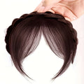 Vintage Braided Wig Headband – Cute Women's Hairband Gift Braided Hairband Axl dark brown