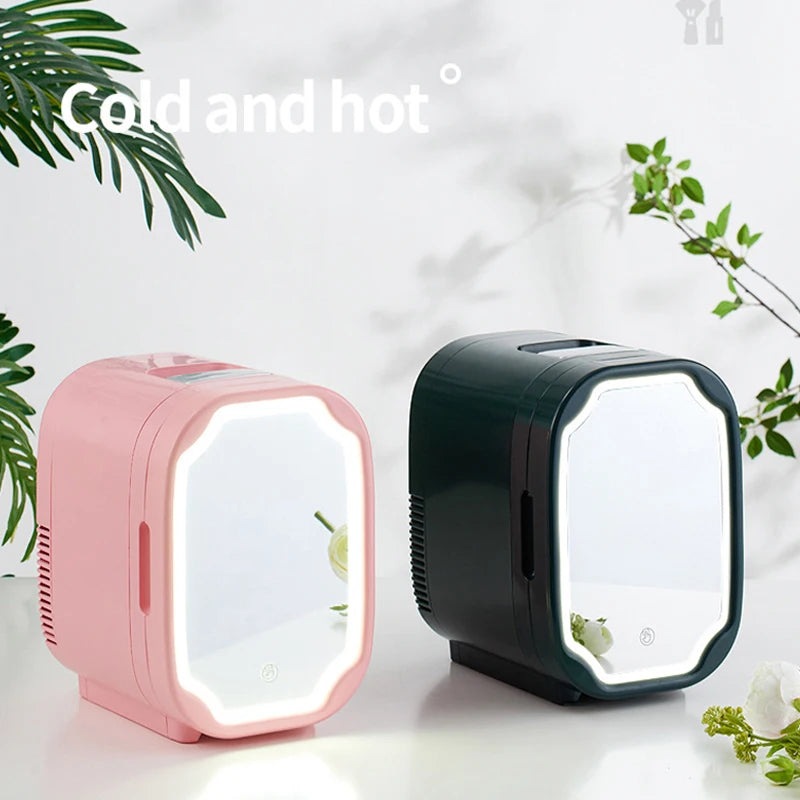 BALASHOV 5L Mini Fridge LED Light – Cooler & Warmer Mini Refrigerator Axl