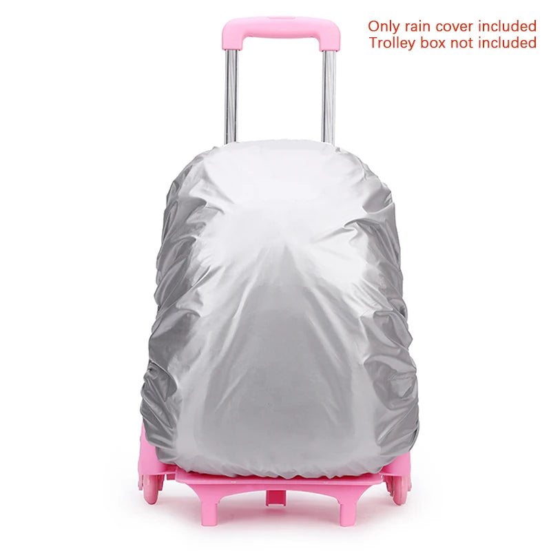 Kids Luggage Cover – Dustproof Waterproof Backpack Protector Luggage Cover Axl Silver