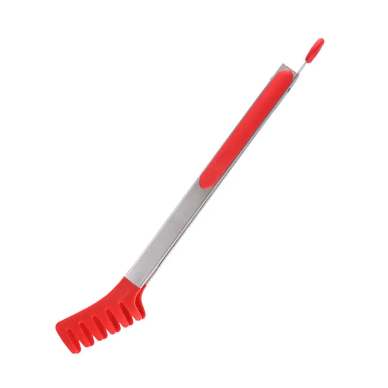 Stainless Steel Silicone Food Tongs – Heat Resistant BBQ Kitchen Clip Kitchen Tongs Axl 14 inch-8652