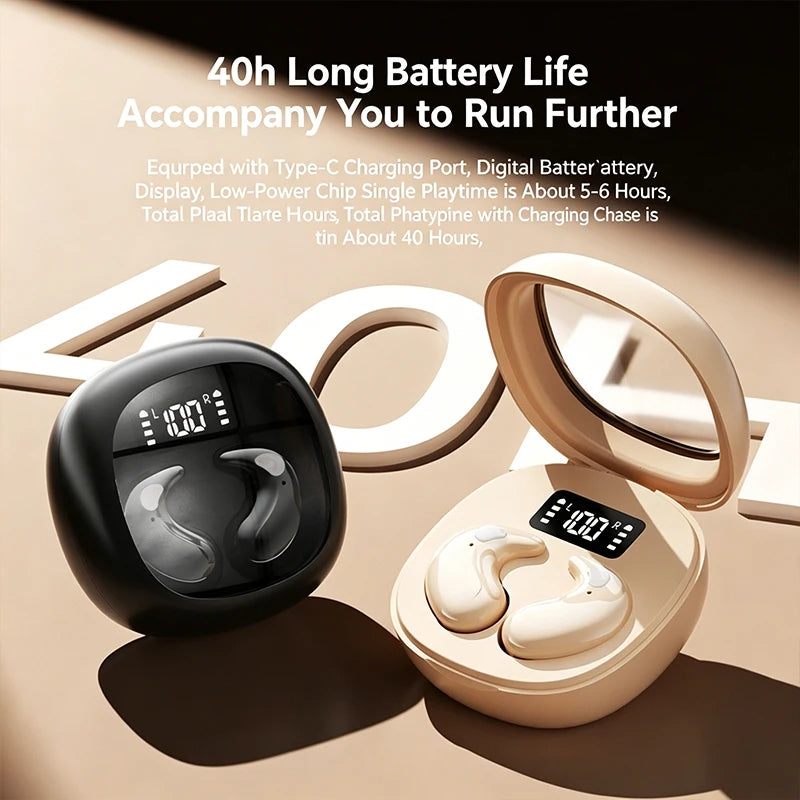 Invisible Sleep TWS Earbuds – Bluetooth 5.4 IPX5 Waterproof Wireless Earbuds Axl