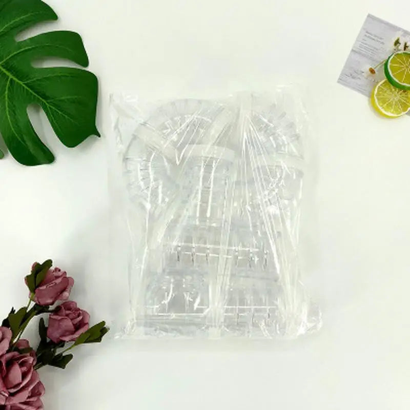8-Piece Transparent Acrylic Hamster Tunnel Accessories Set Small Pet Tunnel Set Axl Transparent