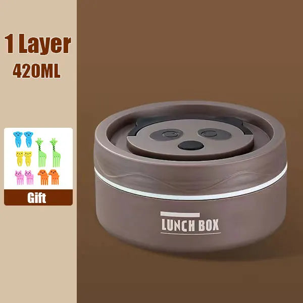 Kids Insulated Food Thermos 420/620ml – Stainless Steel Lunch Box Kids Lunch Thermos Axl Coffee 420ml