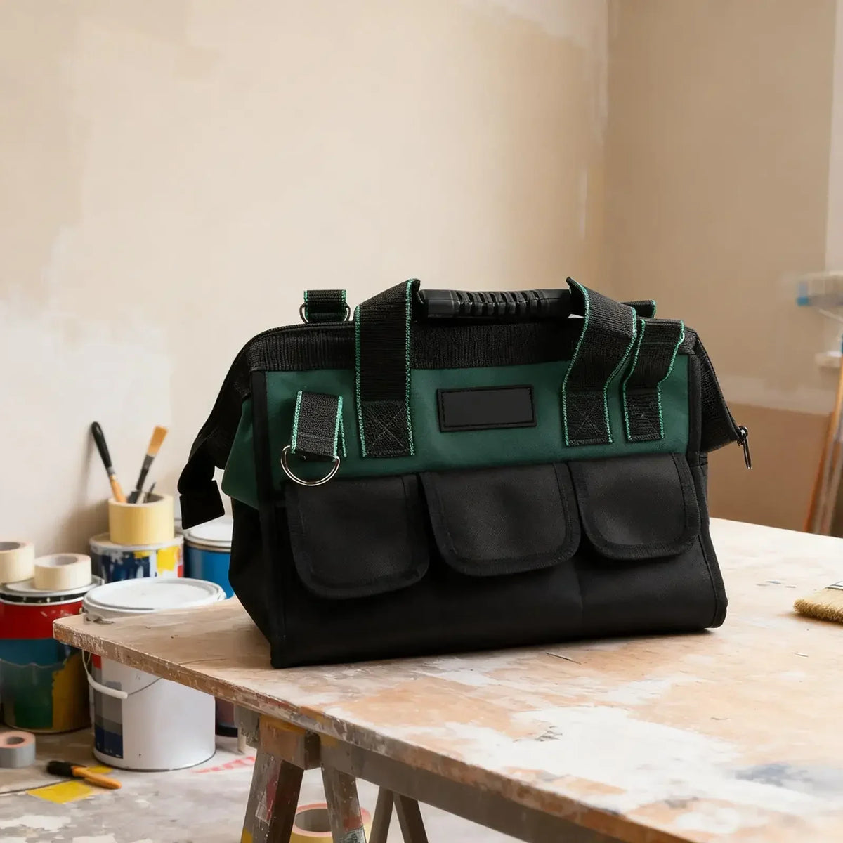 16" Heavy Duty Wide Mouth Electrician Tool Bag & Organizer Tool Bag Organizer Axl
