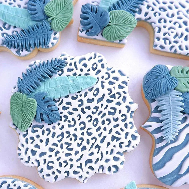 Palm Leaf Silicone Fondant Mold – Sugarcraft Baking Mould Fondant Baking Mold Axl