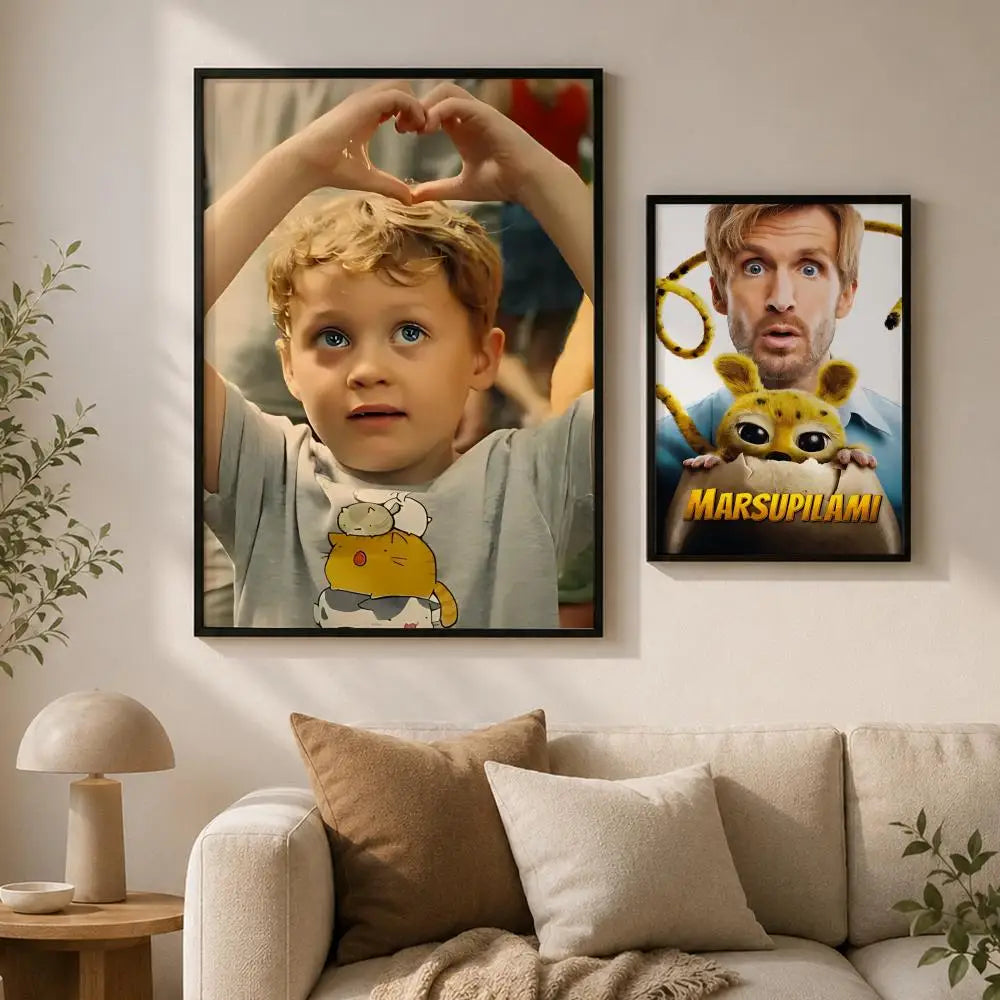 Marsupilami PVC Wall Poster – Peel & Stick HD Art Decor Wall Art Poster Axl