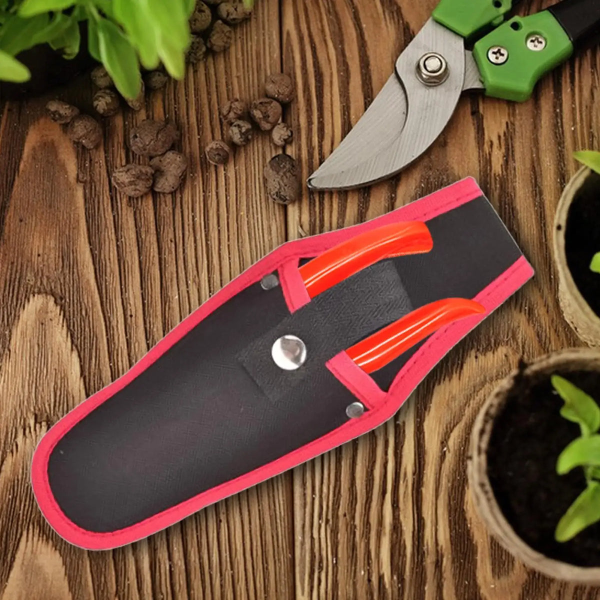 Belt Pruning Shears Holster – Canvas Pouch for Gardeners Garden Tool Holster Axl