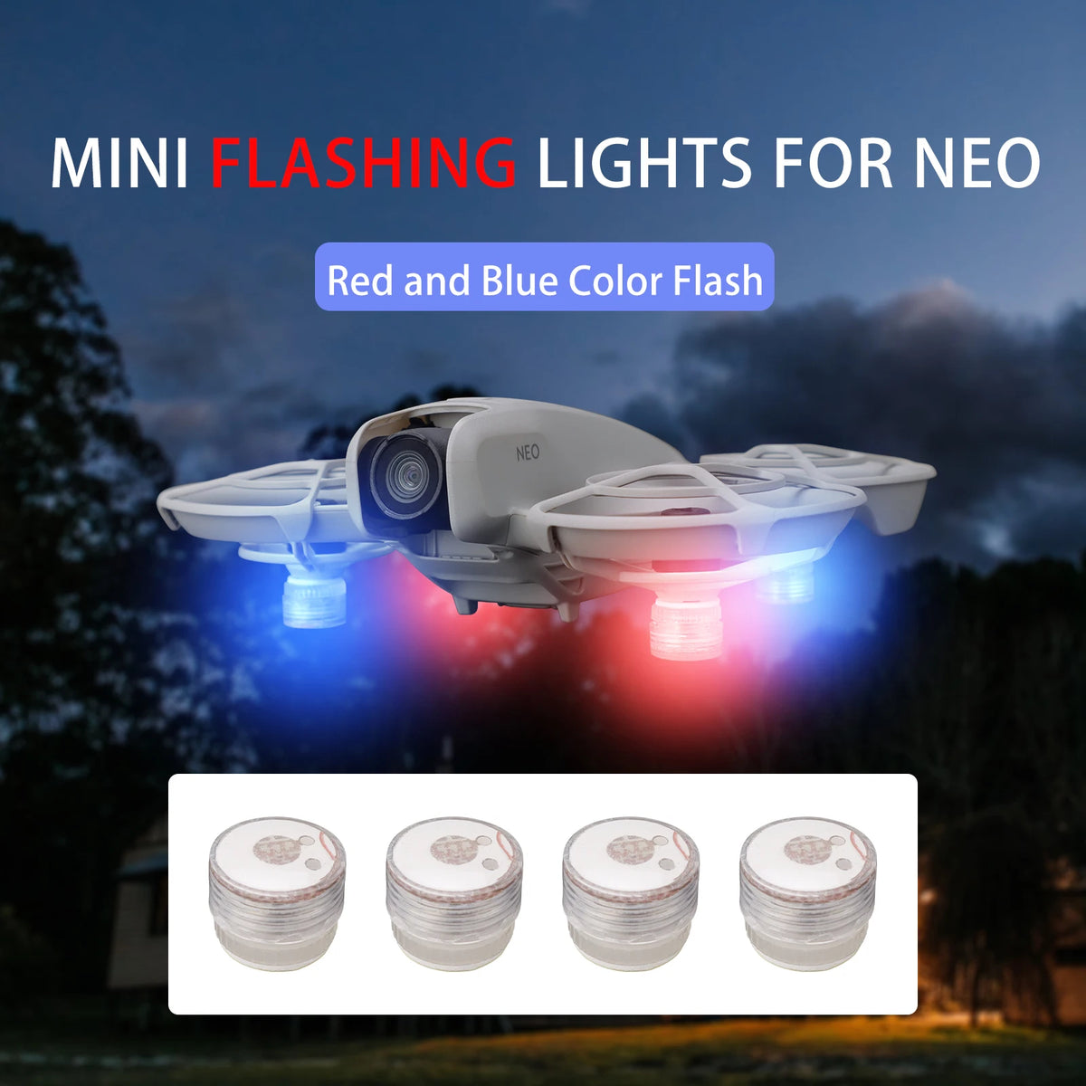 DJI NEO Mini Flash Light – Night Flight Warning Signal Light Drone Strobe Light Axl
