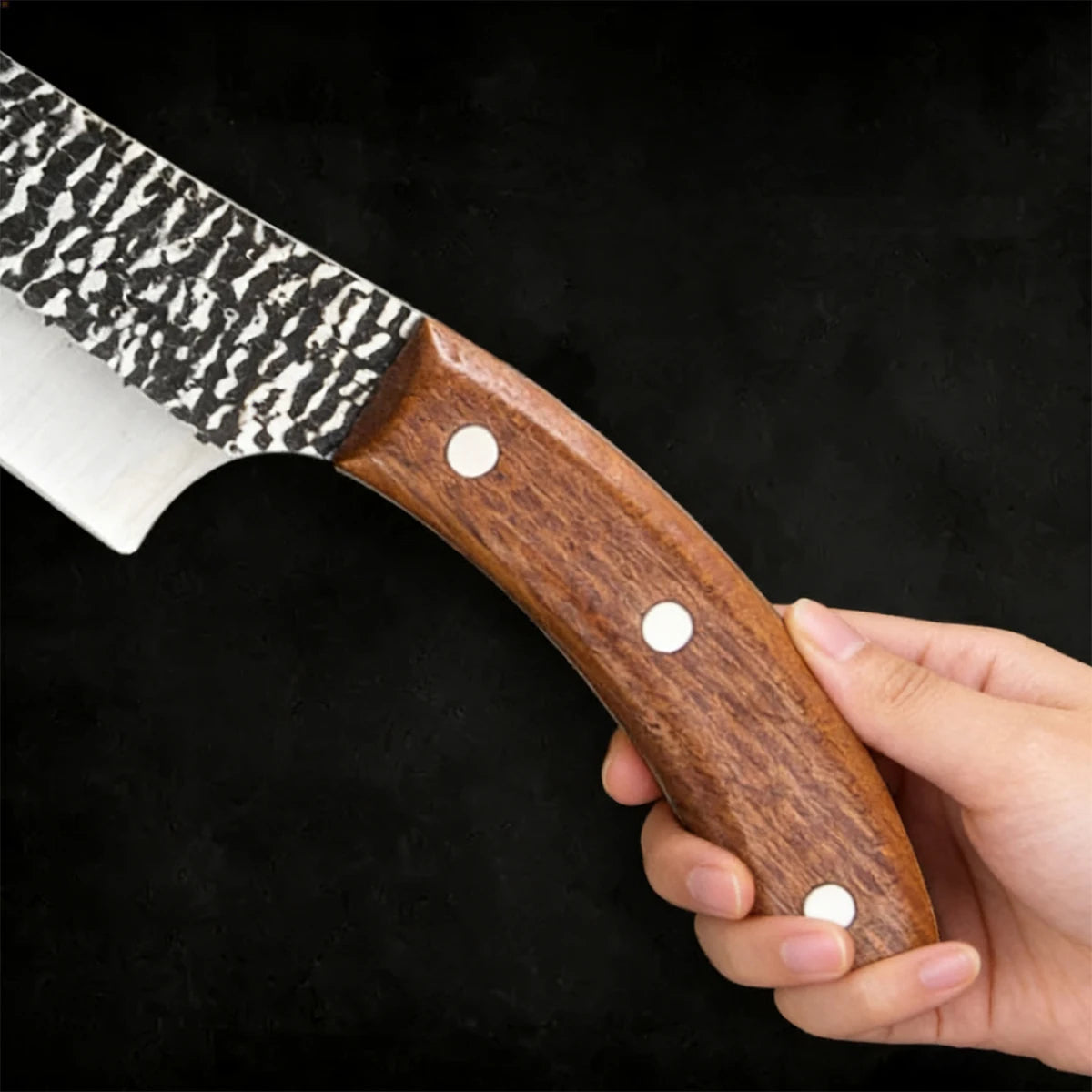 SHENJIU Forged Stainless Steel Boning Knife – 14.5" Butcher Boning Knife Axl