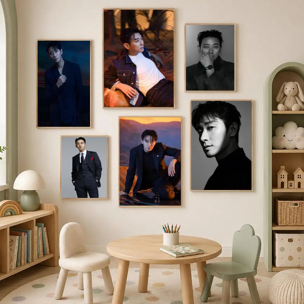 Ji Chang-wook HD PVC Self-Stick Wall Poster | K-Drama Decor Wall Art Poster Axl