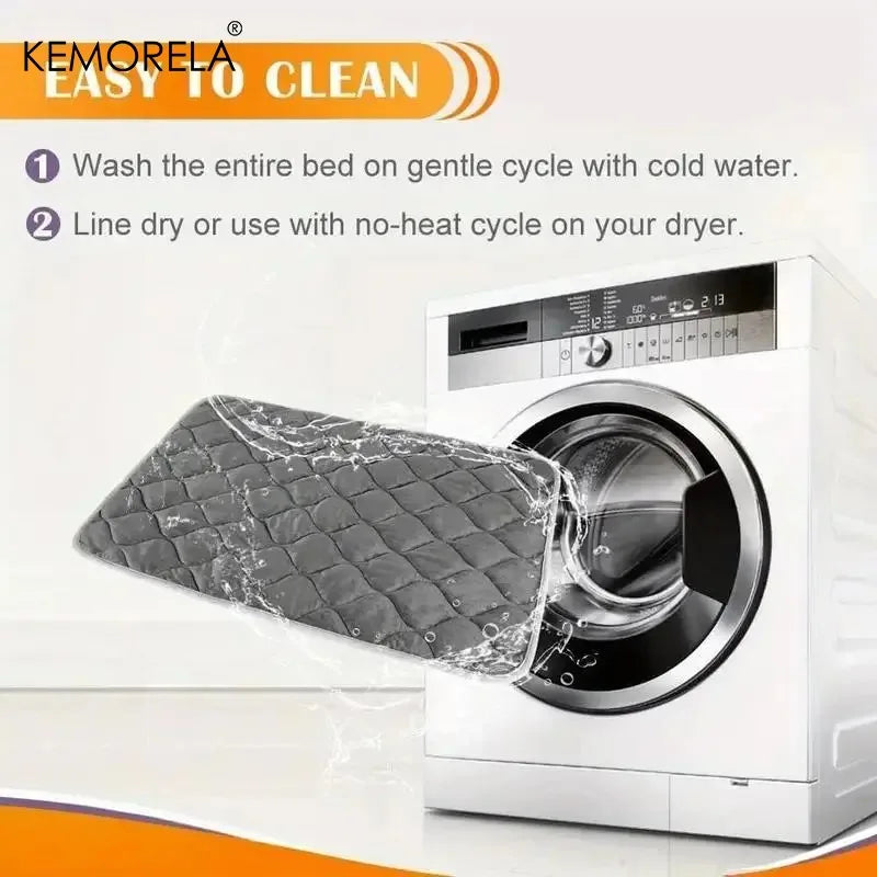 Extra Large Washable Winter Dog Bed – Non-Slip Pet Crate Mat Pet Bed Mat Axl