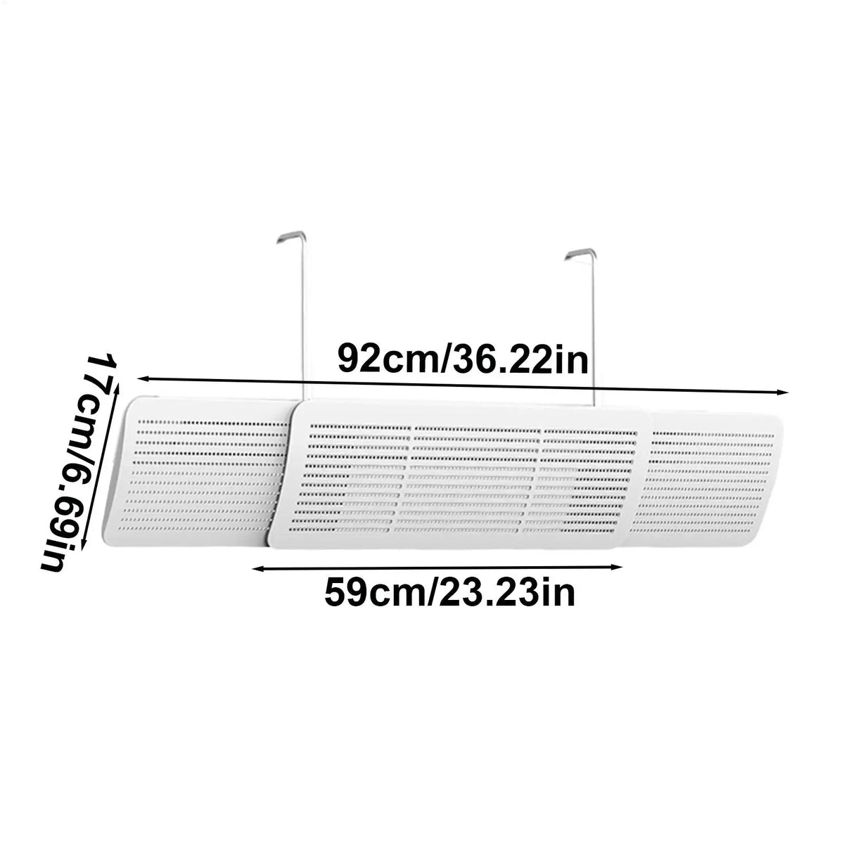 Wall-Mounted AC Air Deflector – Adjustable Airflow Baffle AC Air Deflector Axl