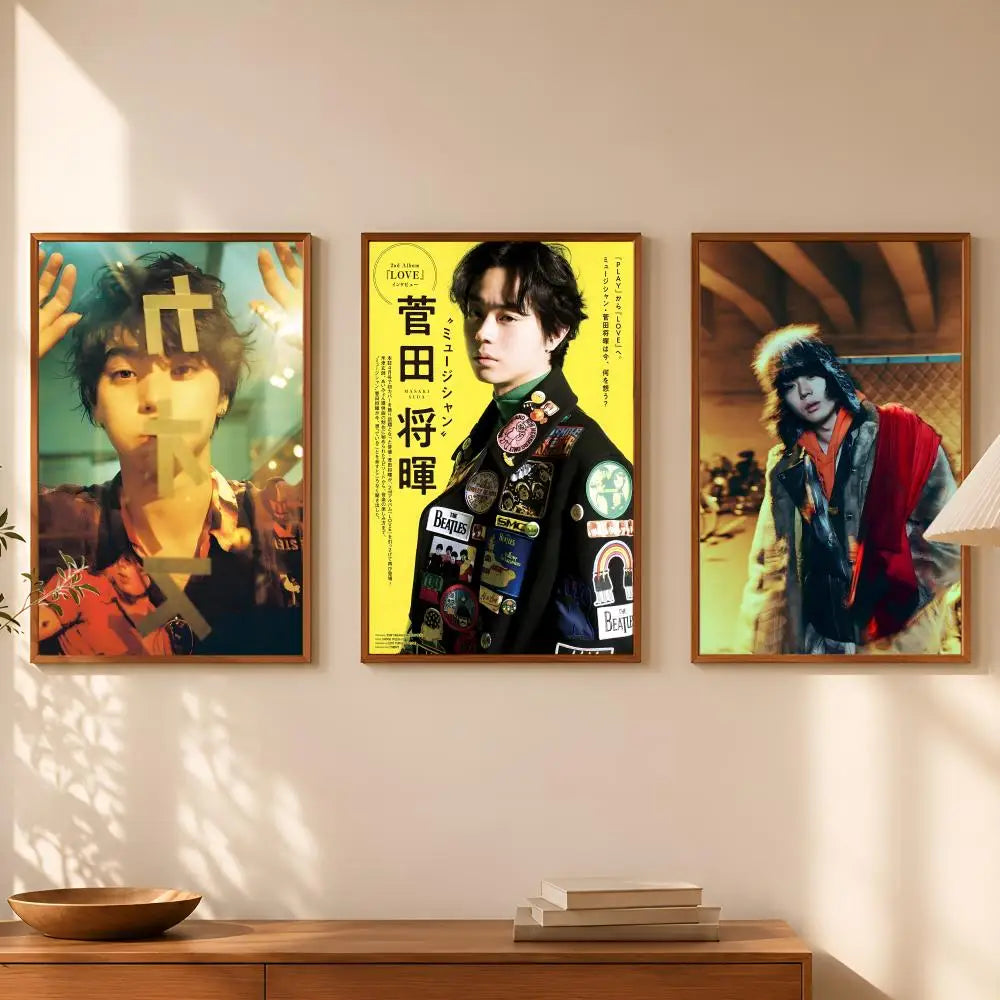 Suda Masaki HD Self-Stick Wall Art Poster – Waterproof Decor Wall Art Poster Axl