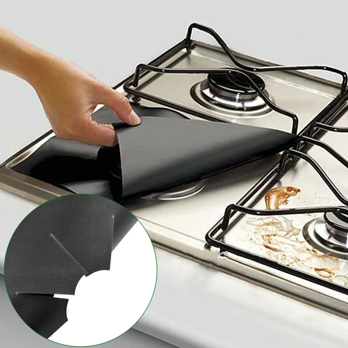 Gas Stove Burner Covers – Washable Stovetop Protector Mats Stove Burner Covers Axl