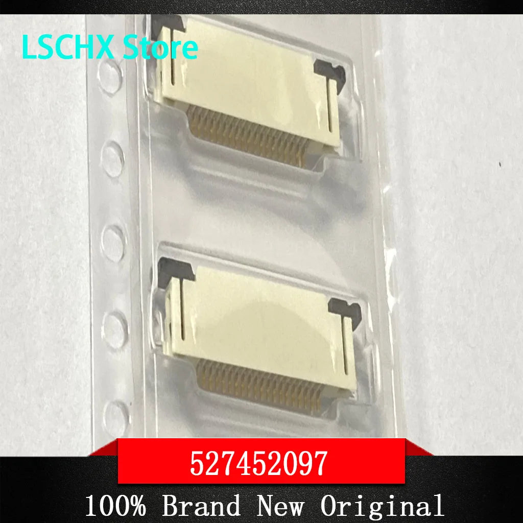 20pcs SMD SIM Card Connectors P=0.5mm Drawer Type 527452097 SMD SIM Connector Axl 527452097