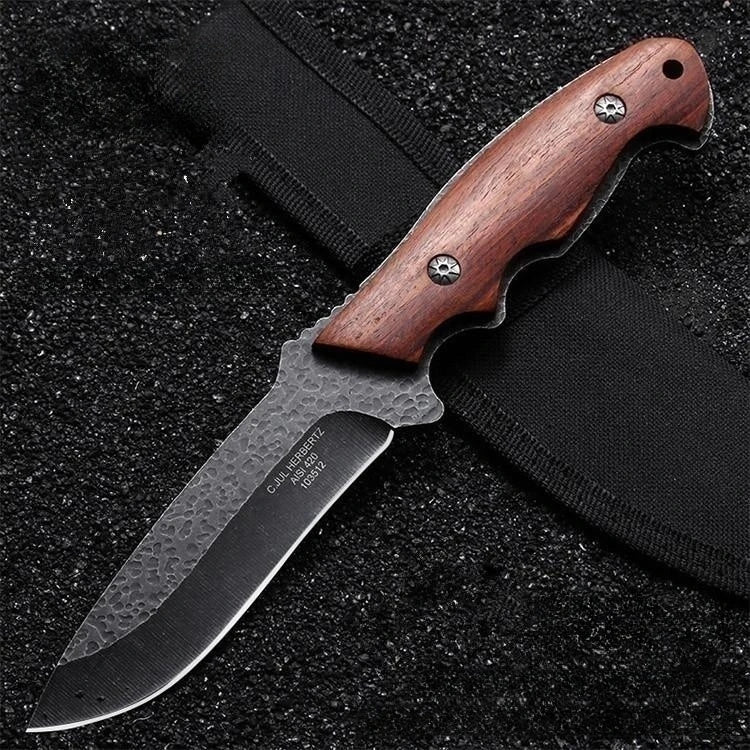 Tyrannosaurus Straight Knife – 5CR15MOV Fixed Blade 56HRC Fixed Blade Knife Axl