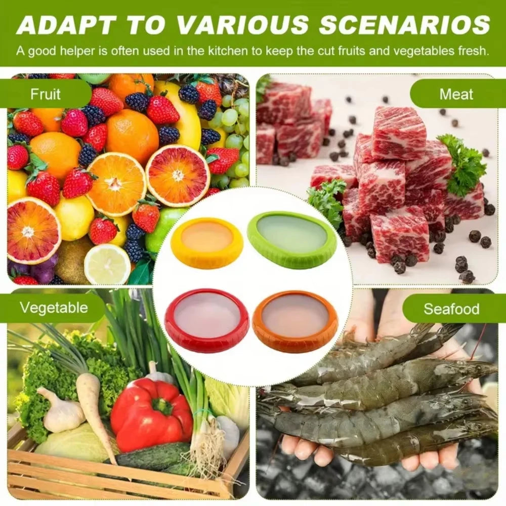 KEMORELA Silicone Food Storage Container – Stackable & Leak Proof Food Storage Container Axl