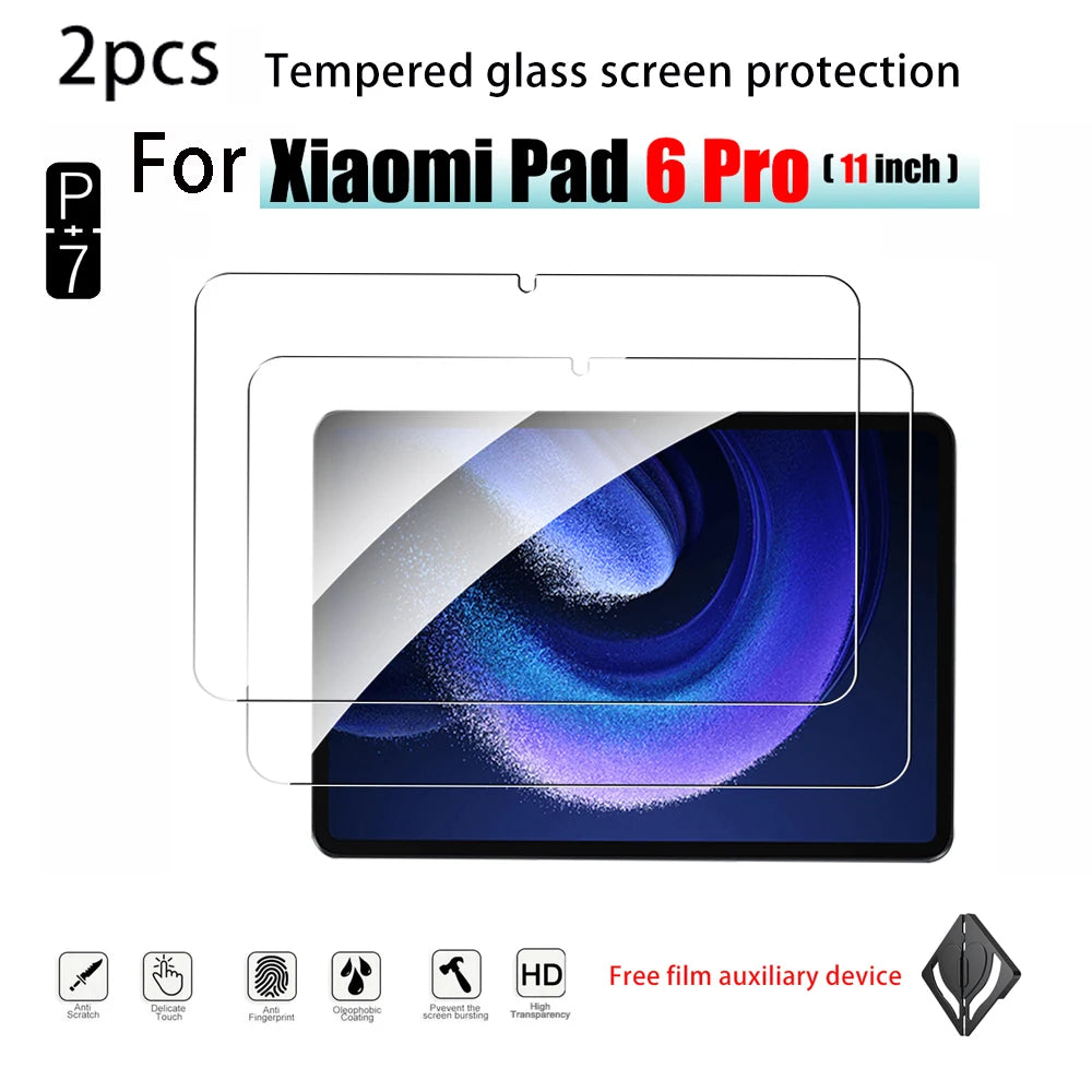 2-Pack HD Tempered Glass Screen Protector for Xiaomi Pad Tablet Screen Protector Axl xiaomi pad6pro 11