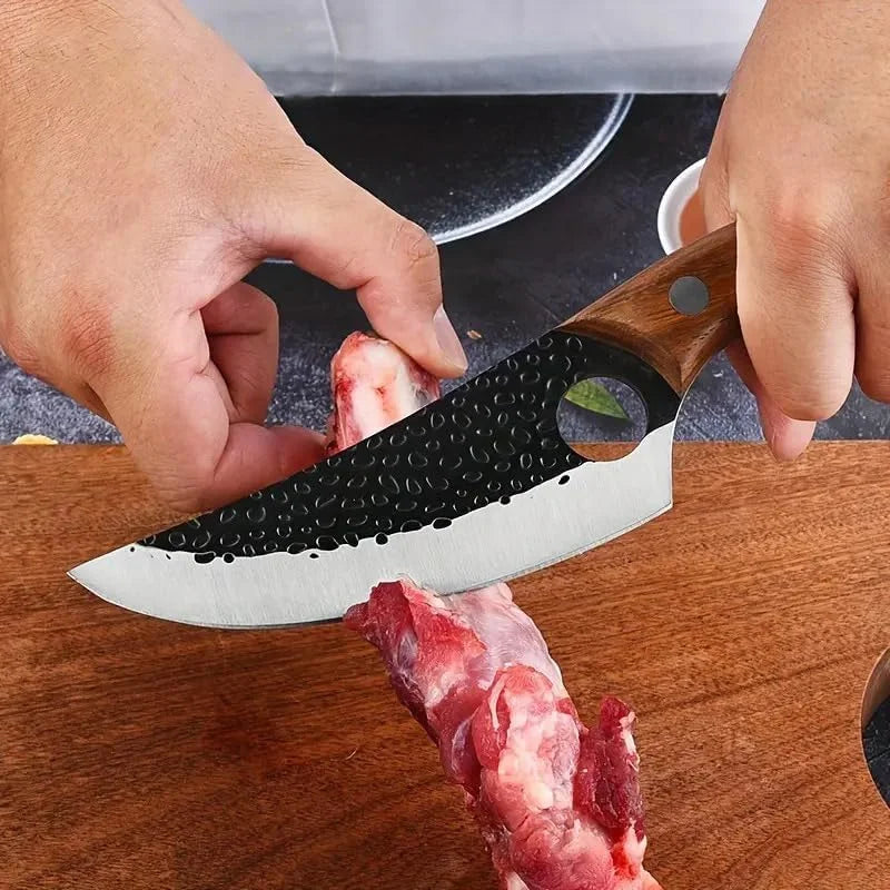 PLYS Forged Stainless Steel Boning Knife – Professional Chef Knife Boning Kitchen Knife Axl