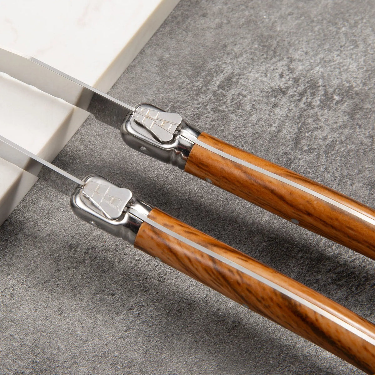 Laguiole Steak Knives & Forks Set – Stainless Steel Cutlery Steak Knife Set Axl