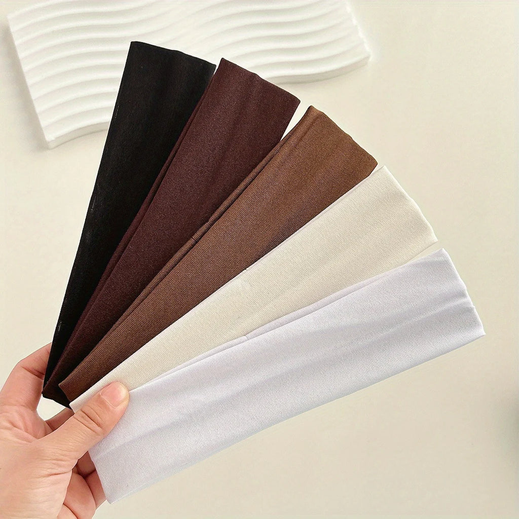 Non-Slip Sports Headbands 5/10 Pack – Yoga & Workout Sports Headband Set Axl