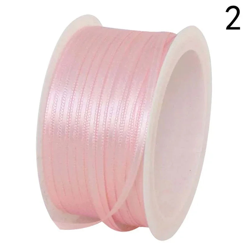 50M Double-Sided Satin Ribbon Roll – Wedding, Gift & DIY Craft Satin Craft Ribbon Axl 2