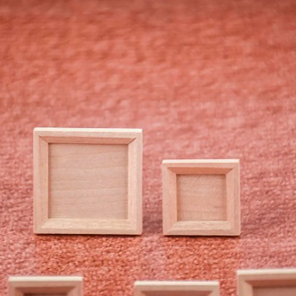 2pcs 1:12 Dollhouse Miniature Wood Photo Frames | DIY Décor Dollhouse Miniature Axl