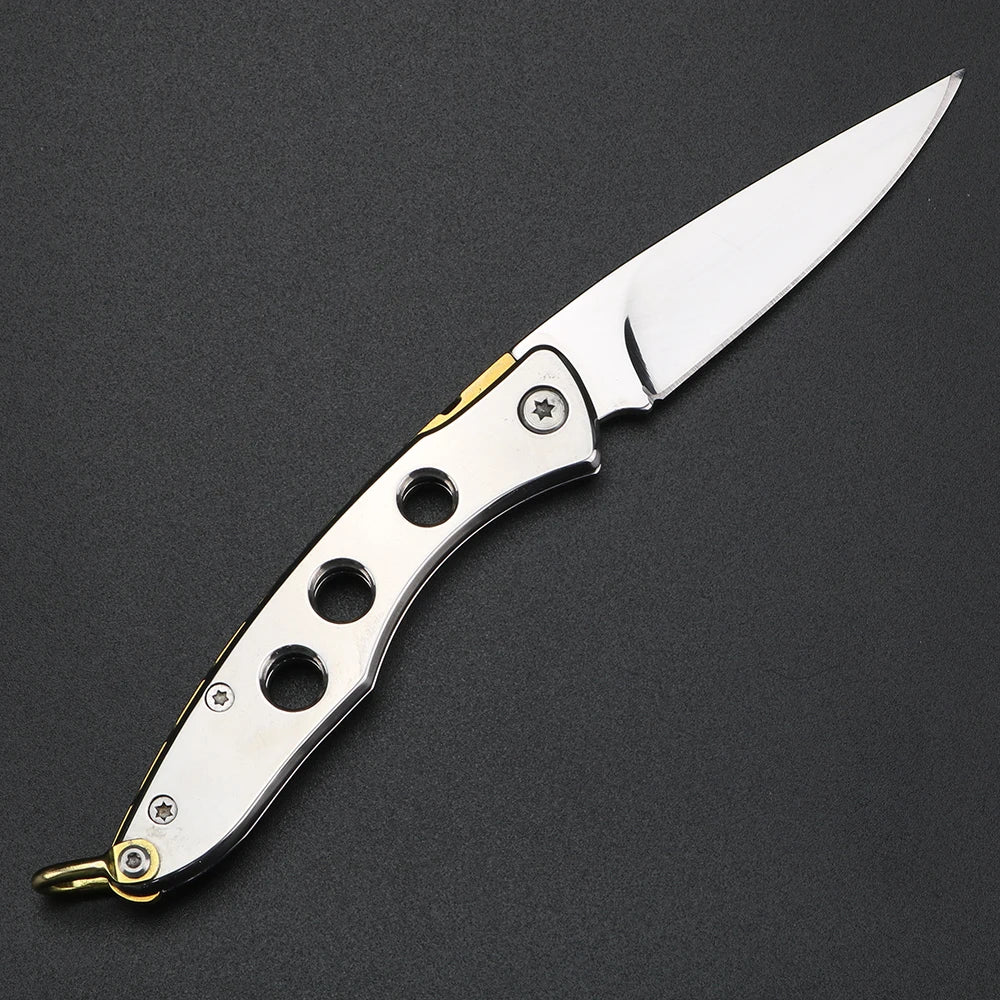 XUAN FENG D2 Steel Folding Knife – EDC Camping Survival Folding Pocket Knife Axl
