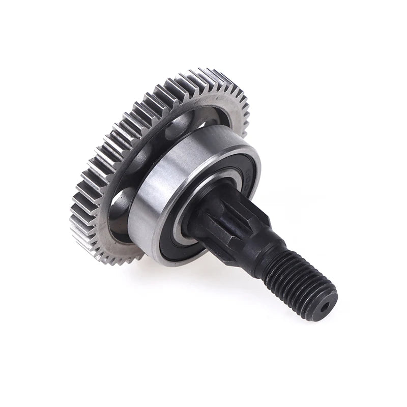 Lawn Mower 47-Groove Gear Set with Shaft & Pinion – 2 Pcs Lawn Mower Gear Parts Axl
