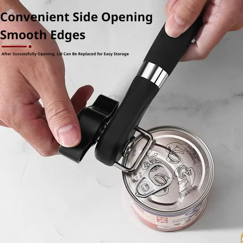 Manual Can Opener – Smooth Edge Stainless Steel Kitchen Tool Manual Can Opener Axl
