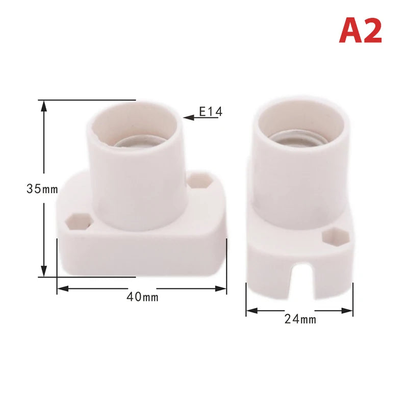 E12 E14 E17 Mini Screw Lamp Holder Light Bulb Socket Adapter Lamp Socket Adapter Axl No plug A2