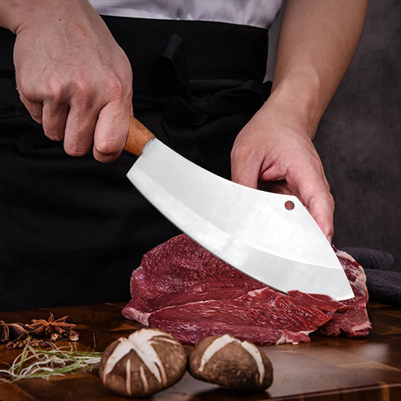 InLeung Hand Forged Boning Knife – Wood Handle Chef Knife Chef Boning Knife Axl
