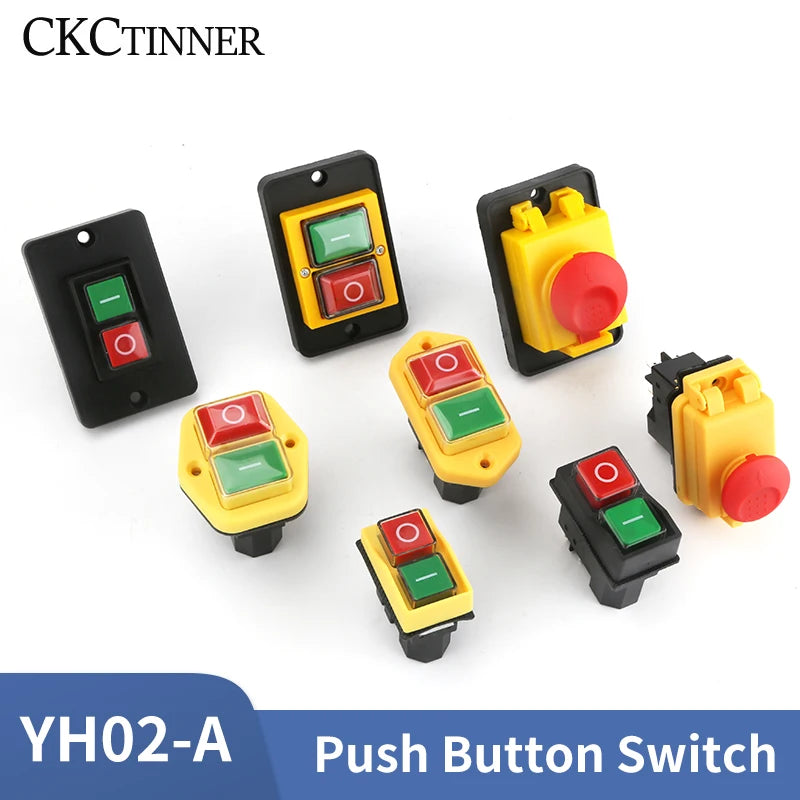 YH02A IP55 Electromagnetic Push Button Safety Switch – KLD28A KJD17A Push Button Switch Axl