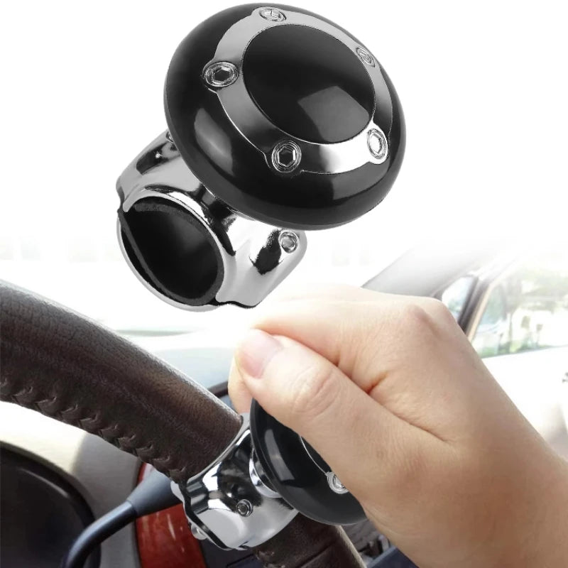 Universal Steering Wheel Spinner Knob – ABS & Aluminum Steering Wheel Knob Axl