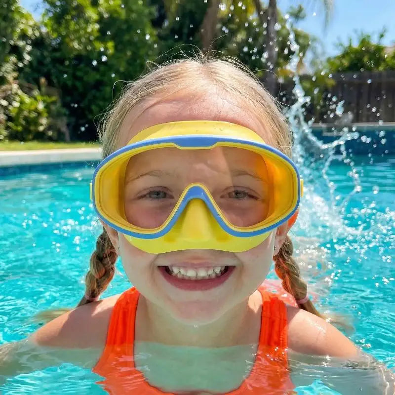 Kids Large Frame Swimming Goggles – Anti-Fog & UV Protection Kids Swim Goggles Axl