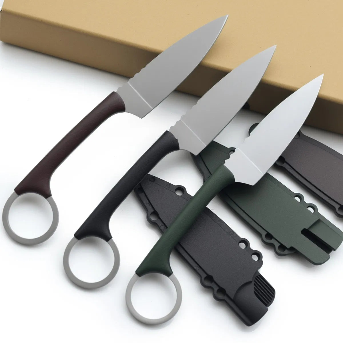Portable Stainless Steel Fruit Paring Knife with Sleeve Paring Knife Axl