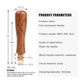 Wood File Handle with Brass Collet Chuck | DIY Hand Tool File Handle Axl Default Title