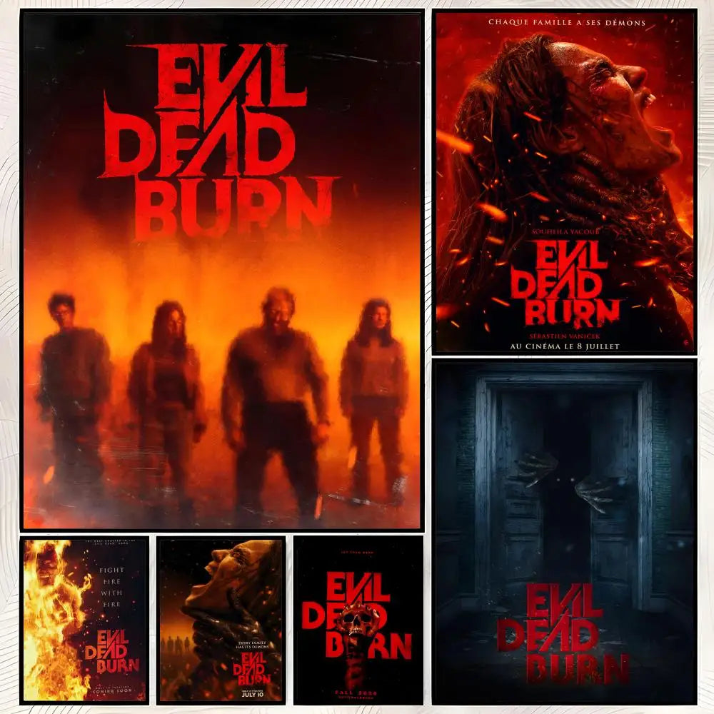 Evil Dead Movie Wall Poster – HD Self-Stick PVC Waterproof Art Movie Wall Poster Axl