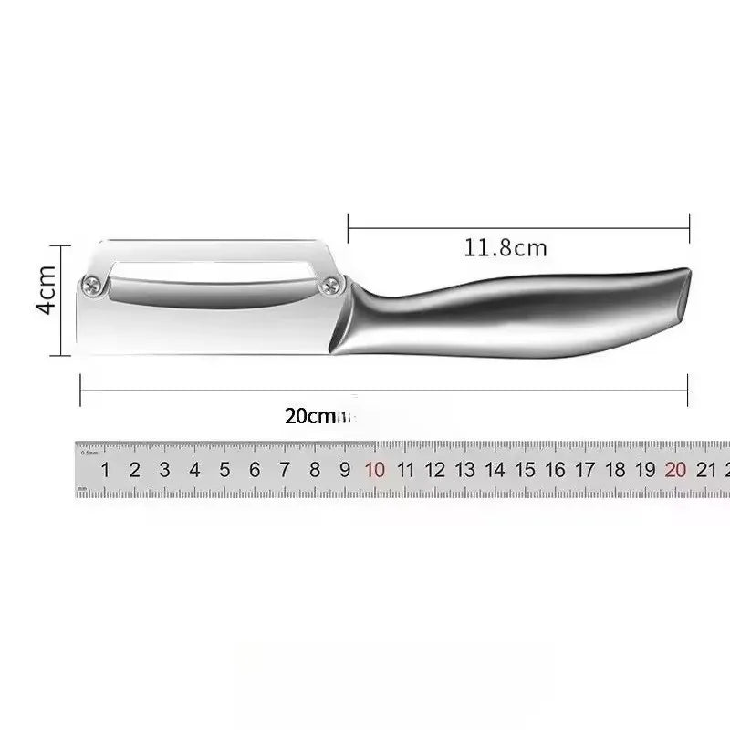 Stainless Steel Sugarcane Knife & Fruit Peeler | Kitchen Tool Fruit Peeler Knife Axl