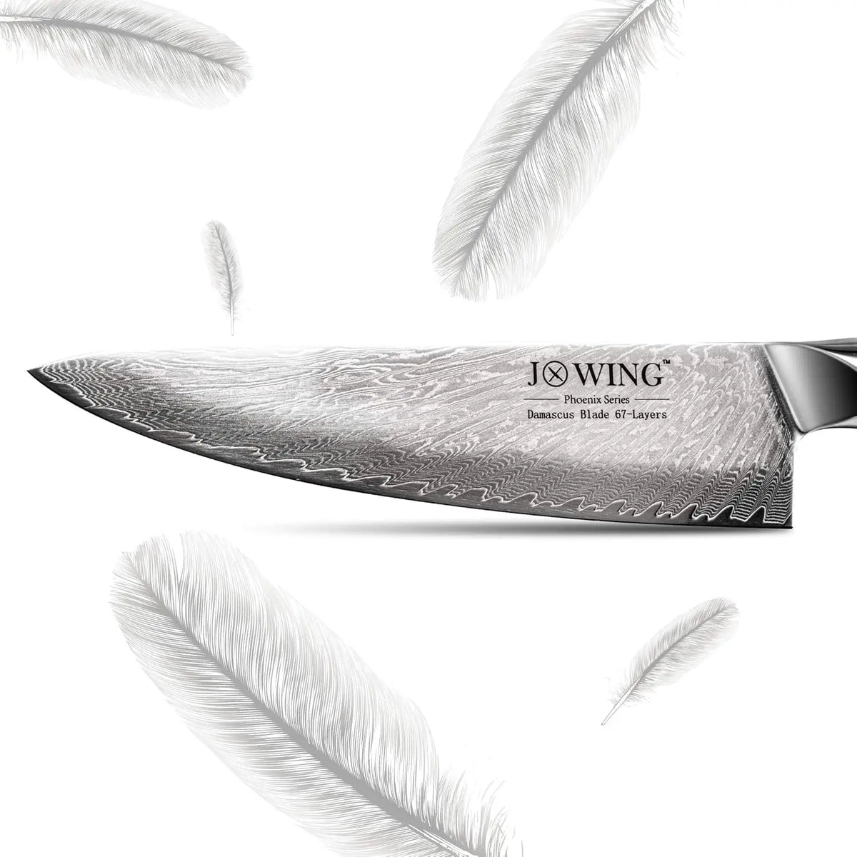 Damascus Chef's Knife – Sharp 21cm Stainless Steel Kitchen Knife Damascus Chef's Knife Axl