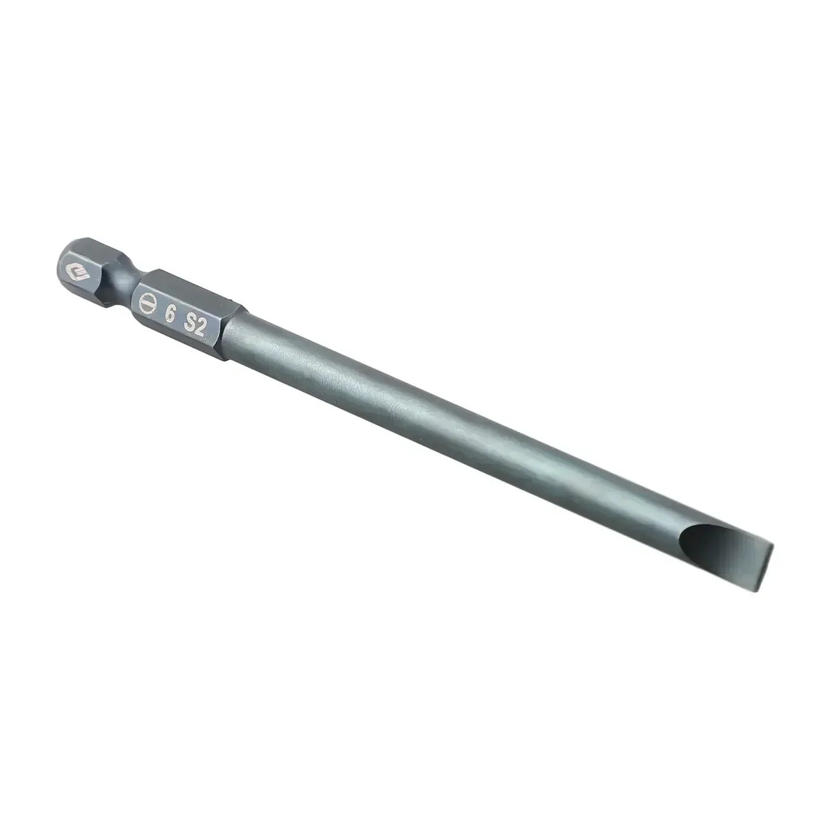 100mm Magnetic Slotted Screwdriver Bit 1/4" Hex – SL3 to SL6 Screwdriver Bit Axl SL6.0 China Mainland