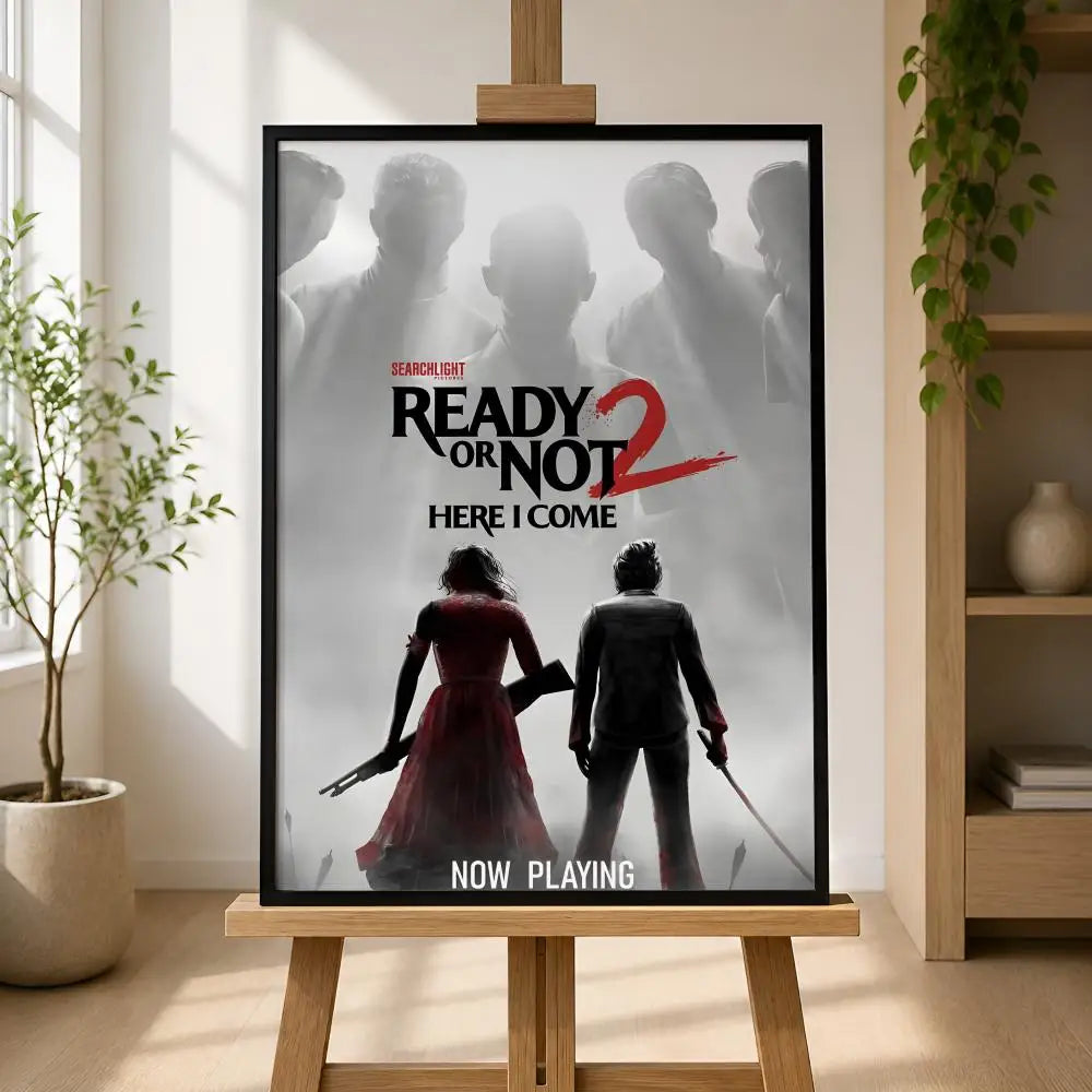 Ready or Not Game Poster – Self-Adhesive HD Wall Art Decor Gaming Wall Poster Axl