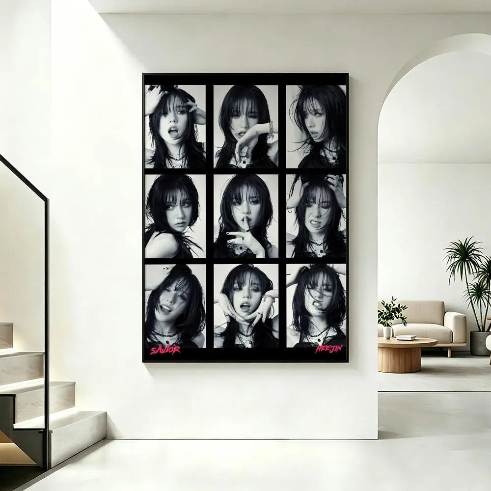 HeeJin HD Art Poster – Waterproof Sticky Wall Decor Wall Art Poster Axl
