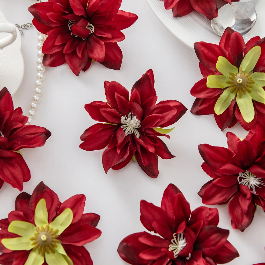 50/100 PCS Silk Lotus Artificial Flowers – Wedding & Home Decor Artificial Silk Flowers Axl COLOR 7 100 PCS