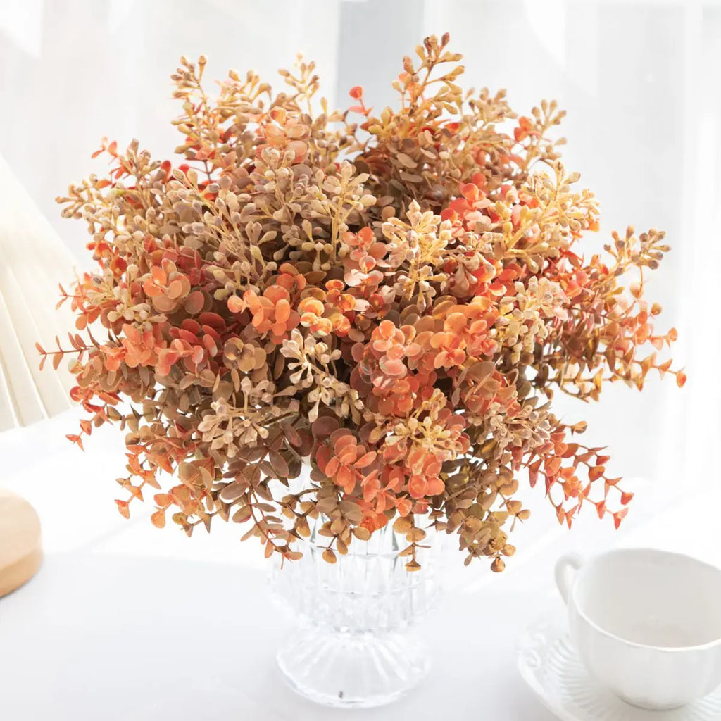 Artificial Eucalyptus Stems for Wedding, Wreath & Home Décor Artificial Floral Stems Axl