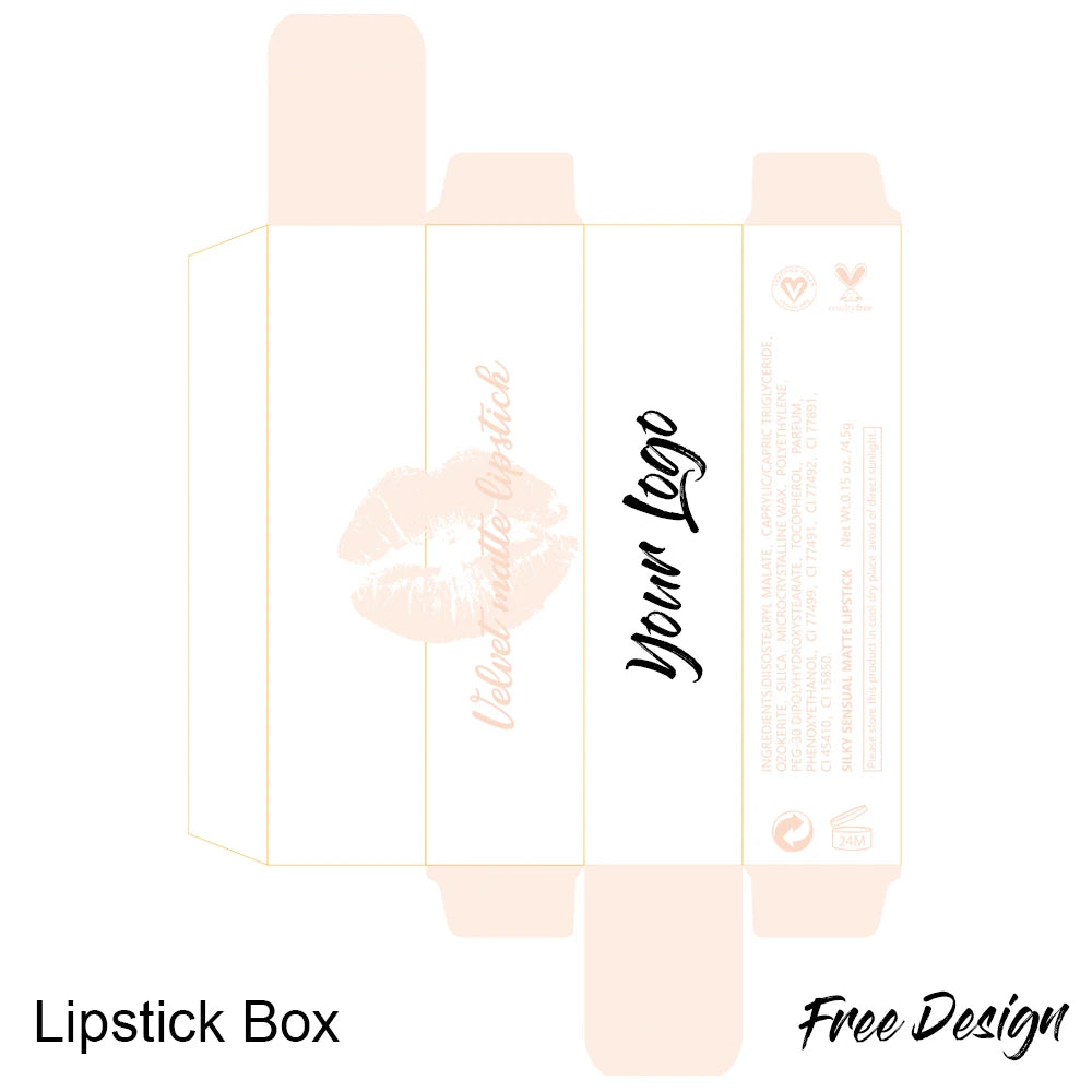 50 PCS Custom Makeup Paper Boxes – Private Label Packaging Cosmetic Packaging Box Axl
