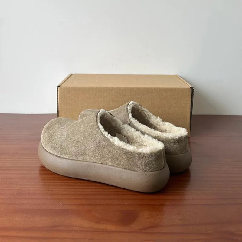 Unisex Suede Clogs – Cork Footbed Flat Mules & Arch Support Suede Clogs Axl